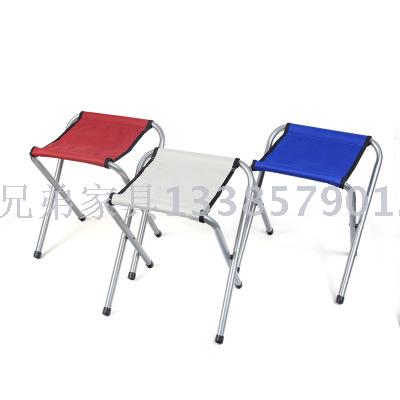Promotional Folding Stool Fishing Stool Outdoor Barbecue Table and Chair Portable Camping Cloth Stool Folding Chair