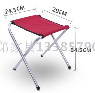 Promotional Folding Stool Fishing Stool Outdoor Barbecue Table and Chair Portable Camping Cloth Stool Folding Chair