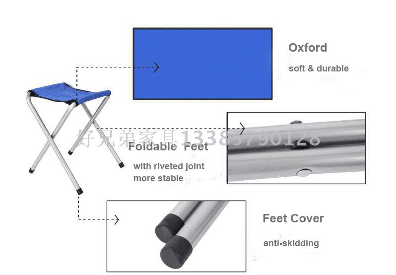 Promotional Folding Stool Fishing Stool Outdoor Barbecue Table and Chair Portable Camping Cloth Stool Folding Chair Promotional Folding Stool Fishing Stool Outdoor Barbecue Table and Chair Portable Camping Cloth Stool Folding Chair