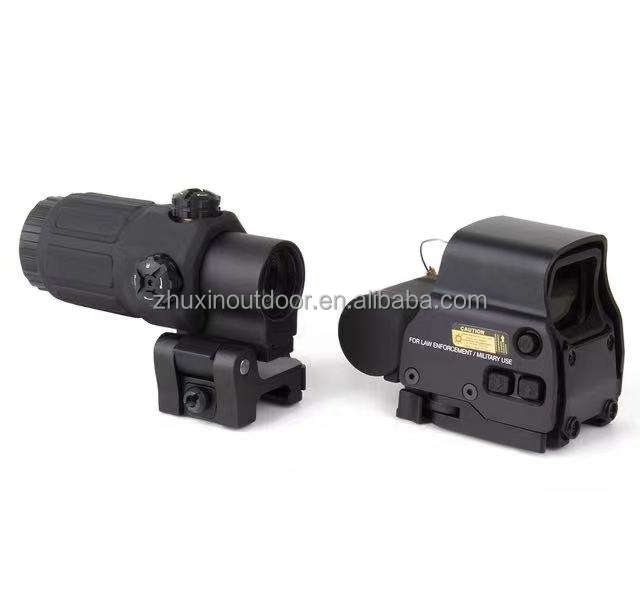 Red Dot Scope 558+G33 Holographic Black Aluminum Metal Combination Outdoor Hunting Tactics For quick installation Red Dot Scope 558+G33 Holographic Black Aluminum Metal Combination Outdoor Hunting Tactics For quick installation