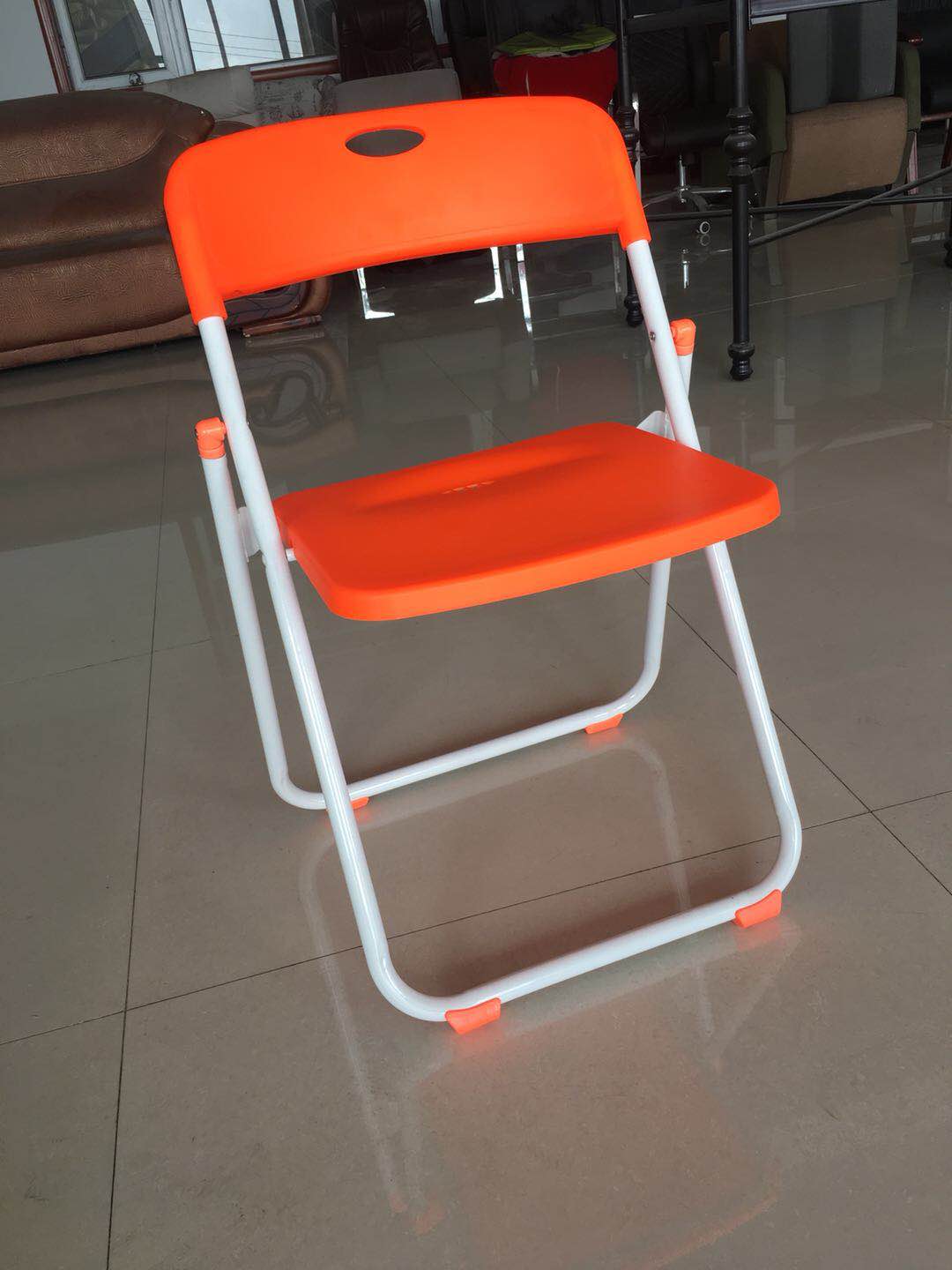 Folding Chair Back Chair Home Dining Chair Portable Chair Plastic Dining Chair Training Chair Conference Chair Staff Chair