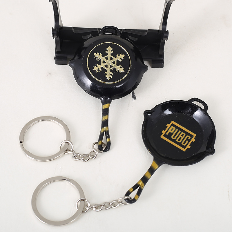 PUBG Game Peripheral Metal Weapon Model Keychain AKM 98K Jesus Survival 12cm Gift Pendant PUBG Game Peripheral Metal Weapon Model Keychain AKM 98K Jesus Survival 12cm Gift Pendant