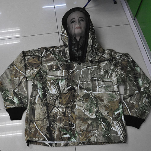 Bionic outdoor clothing outdoor fishing Hat Bionic suits for mosquito hunting camouflage cotton