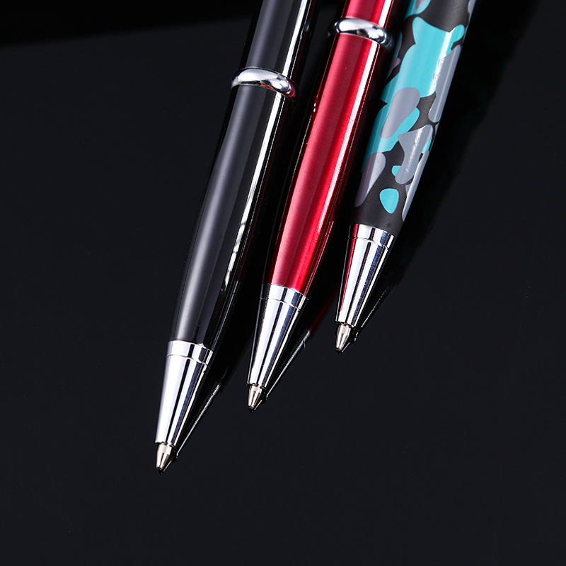 Yiwu Exclusive for Cross-Border Tools Metal Ball Point Pen Brush Outdoor Survival Metal Pen Knife Gift Advertising Marker