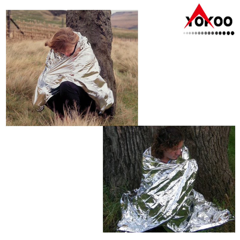 130x210cm emergency survival blanket for outdoor events