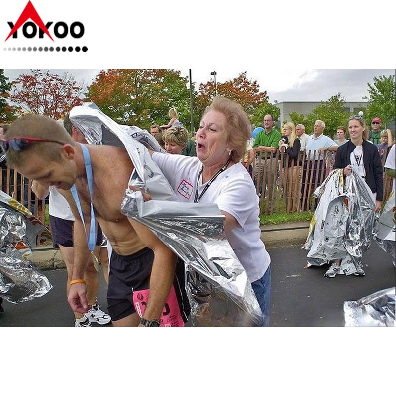 130x210cm emergency survival blanket for outdoor events