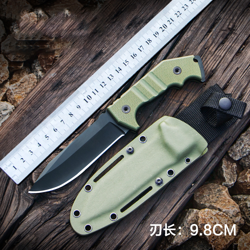 AK47 in Stock Outdoor Straight Knife Tactical Knife Nepal Saber SelfDefense NonFolding Knife Survival Knife