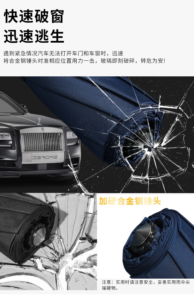 Full-Automatic 10-Bone Vinyl Sunshade UV-Proof Car Logo VIP Folding Men's Umbrella Business Umbrella Custom Logo