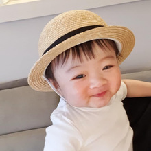 Sun Li Same Product Sun-Proof UV Japanese Paper Straw Hat Spring and Summer Foldable Bow Beach Bucket Hat Women