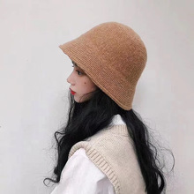 Sun Li Same Product Sun-Proof UV Japanese Paper Straw Hat Spring and Summer Foldable Bow Beach Bucket Hat Women