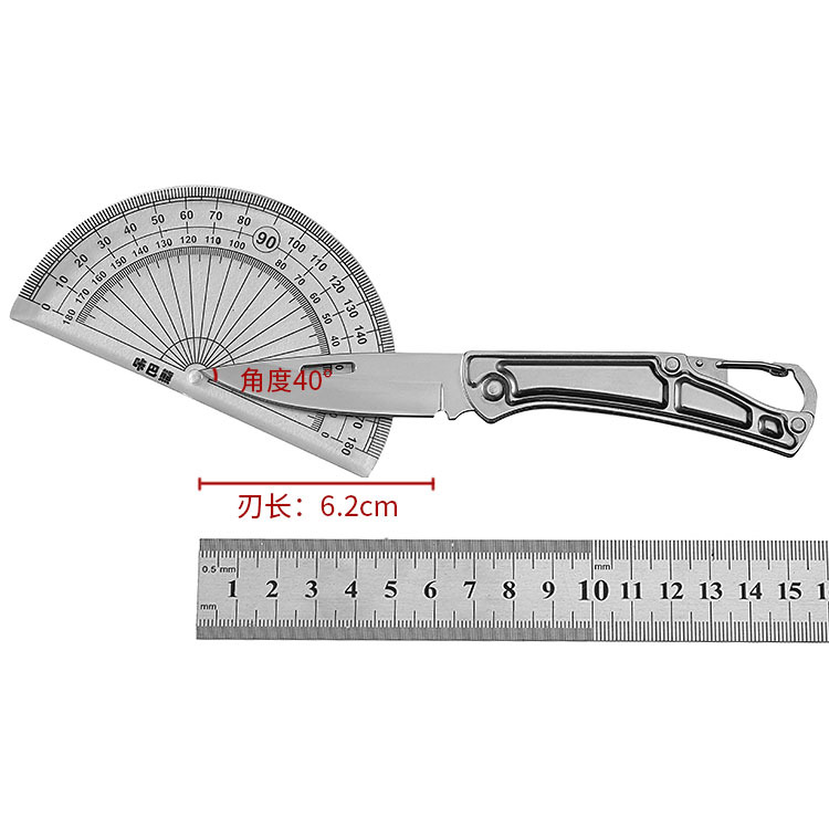 Mini Outdoor Knife Outdoor Folding Knife Stainless Steel Self-Defense Camping Survival Knife a Folding Knife Key Fruit Knife