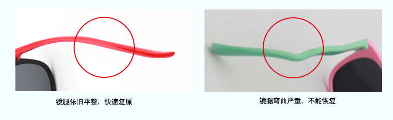 Currently Available Wholesale Silicone Fashion UV-Proof Sunglasses Baby Glasses Polarized Kids Sunglasses