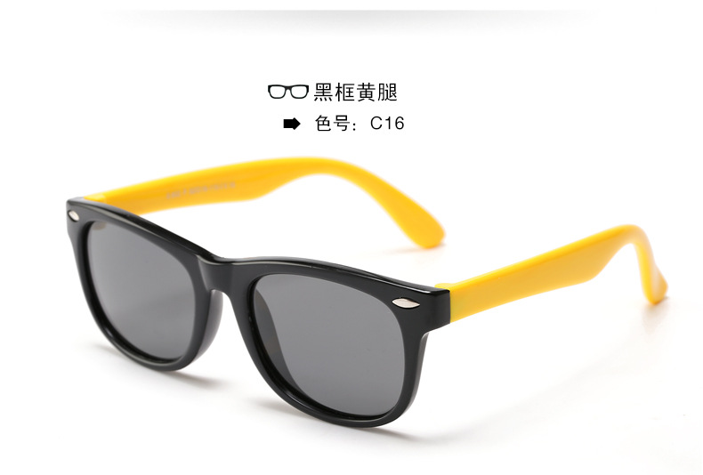 Currently Available Wholesale Silicone Fashion UV-Proof Sunglasses Baby Glasses Polarized Kids Sunglasses