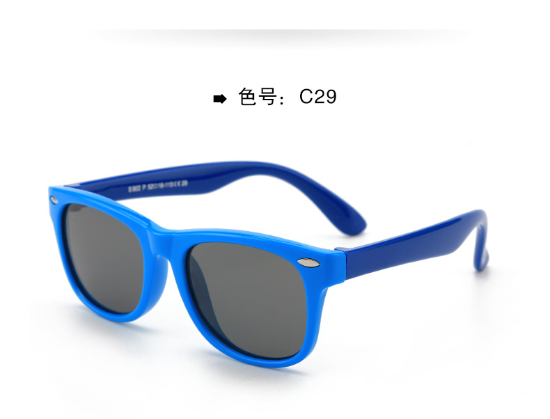 Currently Available Wholesale Silicone Fashion UV-Proof Sunglasses Baby Glasses Polarized Kids Sunglasses