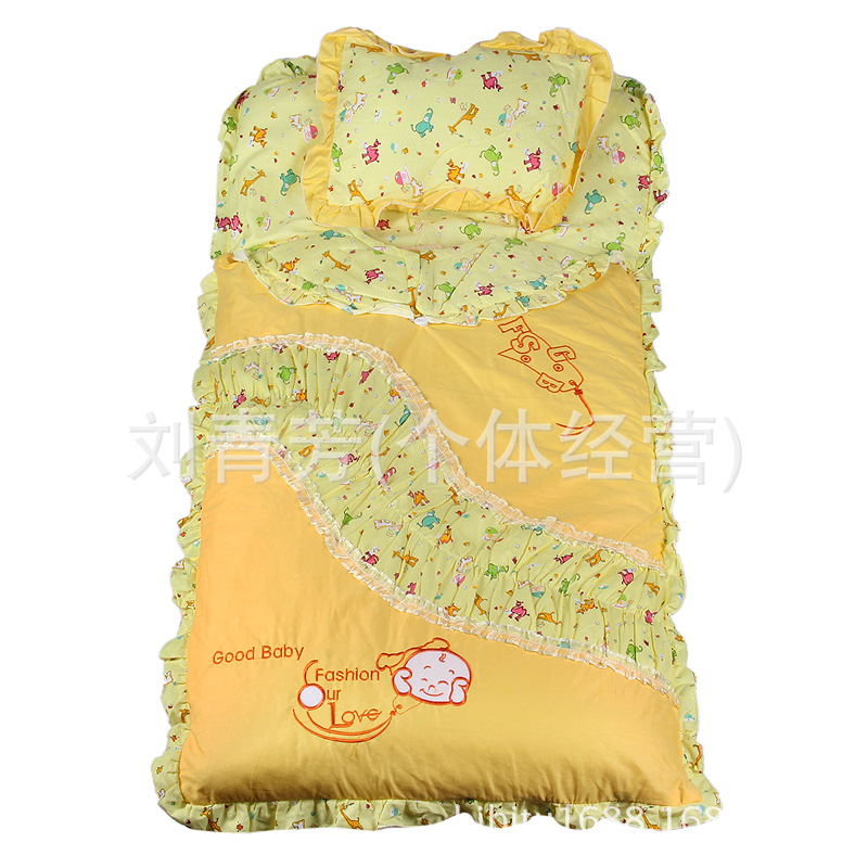 Autumn and winter baby pure cotton and thick sleeping bag baby sleeping bag children anti-kicking can be taken out of the inner gallbladder wholesale Autumn and winter baby pure cotton and thick sleeping bag baby sleeping bag children anti-kicking can be taken out of the inner gallbladder wholesale