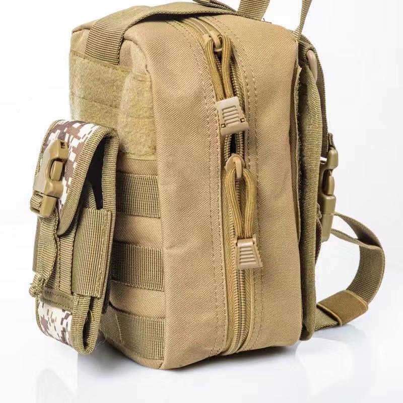 Tactical First-Aid Kit Accessory Kit Accessory Bag Tactical Waist Pack Camouflage Multi-Purpose Package Outdoor Mountaineering Survival Kit