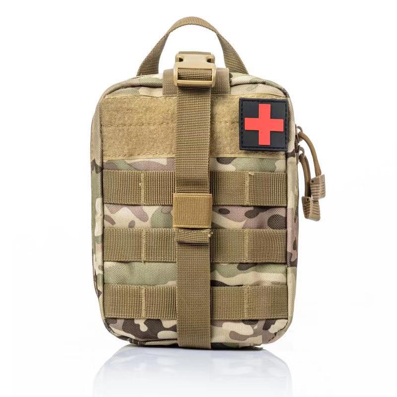 Tactical First-Aid Kit Accessory Kit Accessory Bag Tactical Waist Pack Camouflage Multi-Purpose Package Outdoor Mountaineering Survival Kit