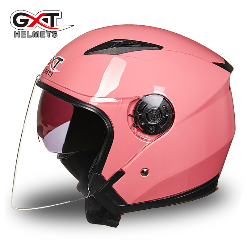 Gxt512 Men&#039;s and Women&#039;s Electric Motorcycle Helmet Half Helmet Four Seasons UV-Proof Electric Car Helmet