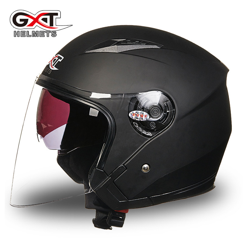 Gxt512 Men&#039;s and Women&#039;s Electric Motorcycle Helmet Half Helmet Four Seasons UV-Proof Electric Car Helmet