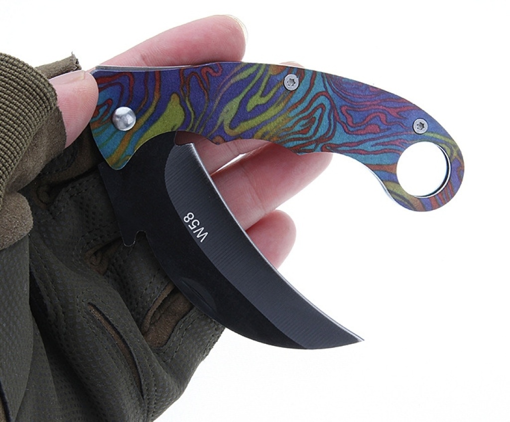 Color Handle Outdoor Folding Knife Lockless Camping Survival Claw Knife Practical Stainless Steel Type Fruit Knife W58 a Folding Knife Color Handle Outdoor Folding Knife Lockless Camping Survival Claw Knife Practical Stainless Steel Type Fruit Knife W58 a Folding Knife