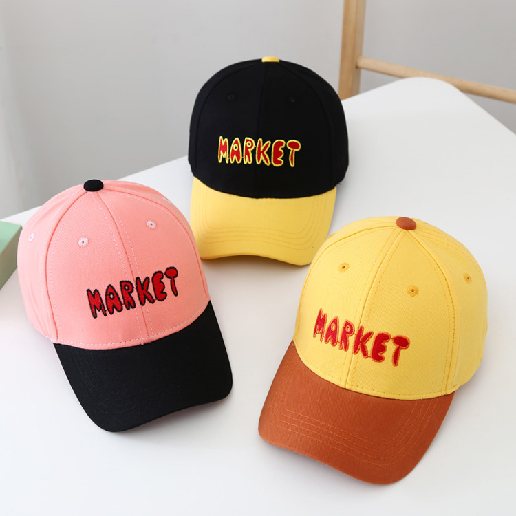 Manufacturer Children 'S Popular Pure Cotton Embroidery Color Matching Adjustable Outdoor UV-Proof Sports Cap Manufacturer Children 'S Popular Pure Cotton Embroidery Color Matching Adjustable Outdoor UV-Proof Sports Cap