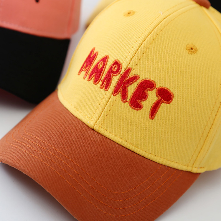 Manufacturer Children 'S Popular Pure Cotton Embroidery Color Matching Adjustable Outdoor UV-Proof Sports Cap Manufacturer Children 'S Popular Pure Cotton Embroidery Color Matching Adjustable Outdoor UV-Proof Sports Cap