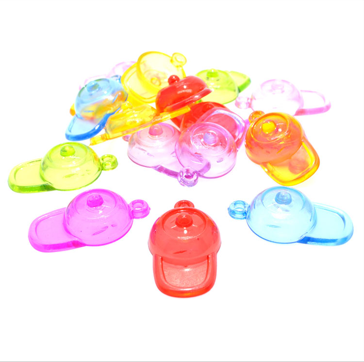 Transparent Acrylic Hat Shape Pendant Imitation Crystal Gem Toy Toddler Treasure Hunting Props Game Machine Toy Transparent Acrylic Hat Shape Pendant Imitation Crystal Gem Toy Toddler Treasure Hunting Props Game Machine Toy