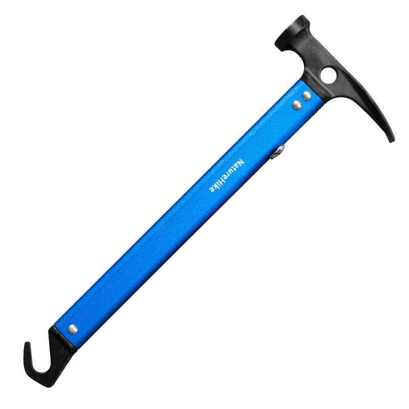 Outdoor Aluminum Alloy MultiFunctional Outdoor Hammer Hammer Shape Flat Shovel Small Hoe Small Steel Hammer NH15A010I
