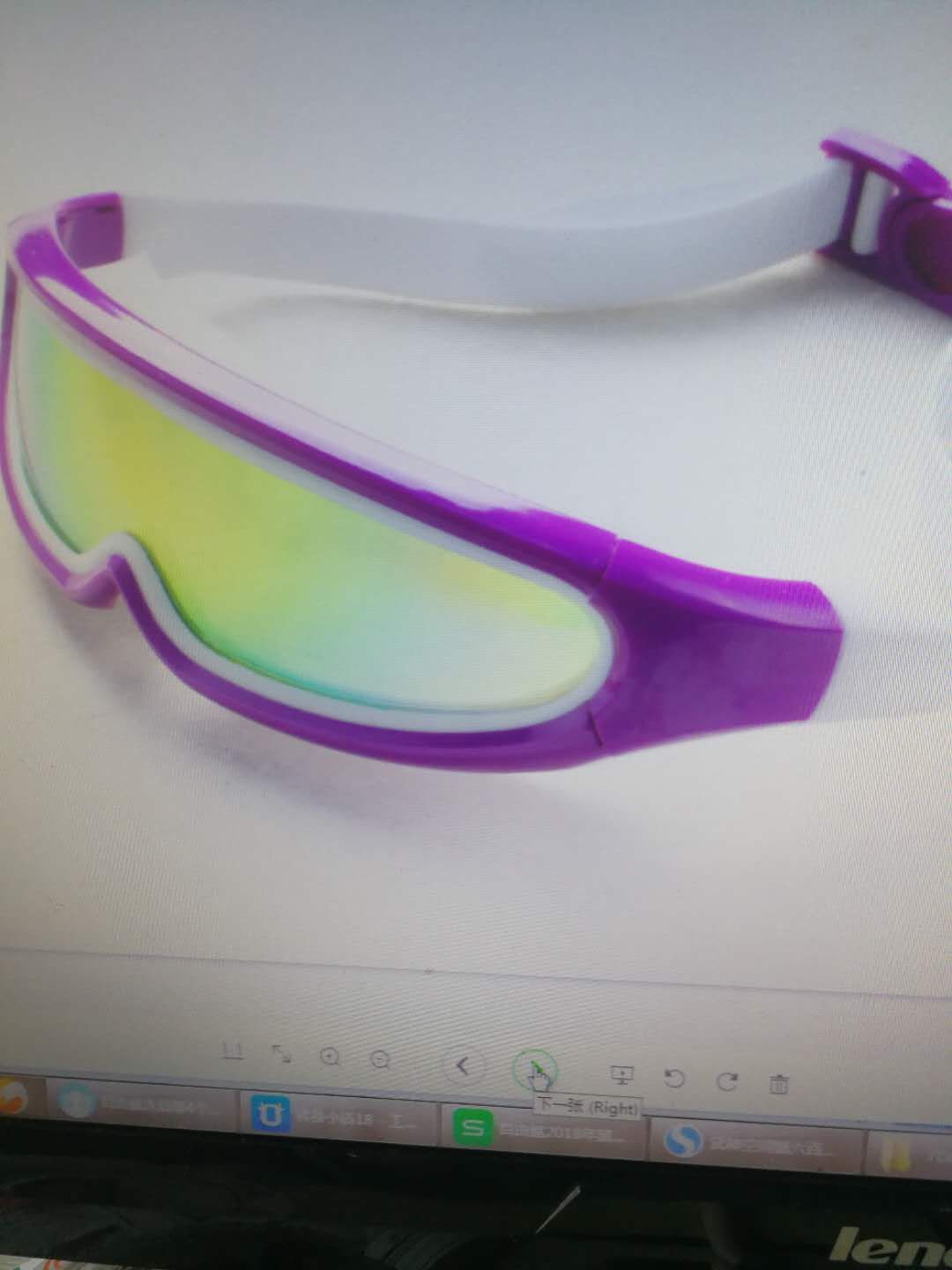 Manufacturer direct sale new foreign trade goods source electroplating goggles large frame swimming goggles adult 