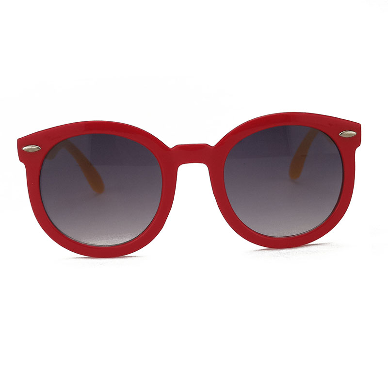 Vintage round Frame Kids Sunglasses Plastic Classic Simple Xiaomi Nail Children&#039;s Sunglasses UV-Proof Glasses