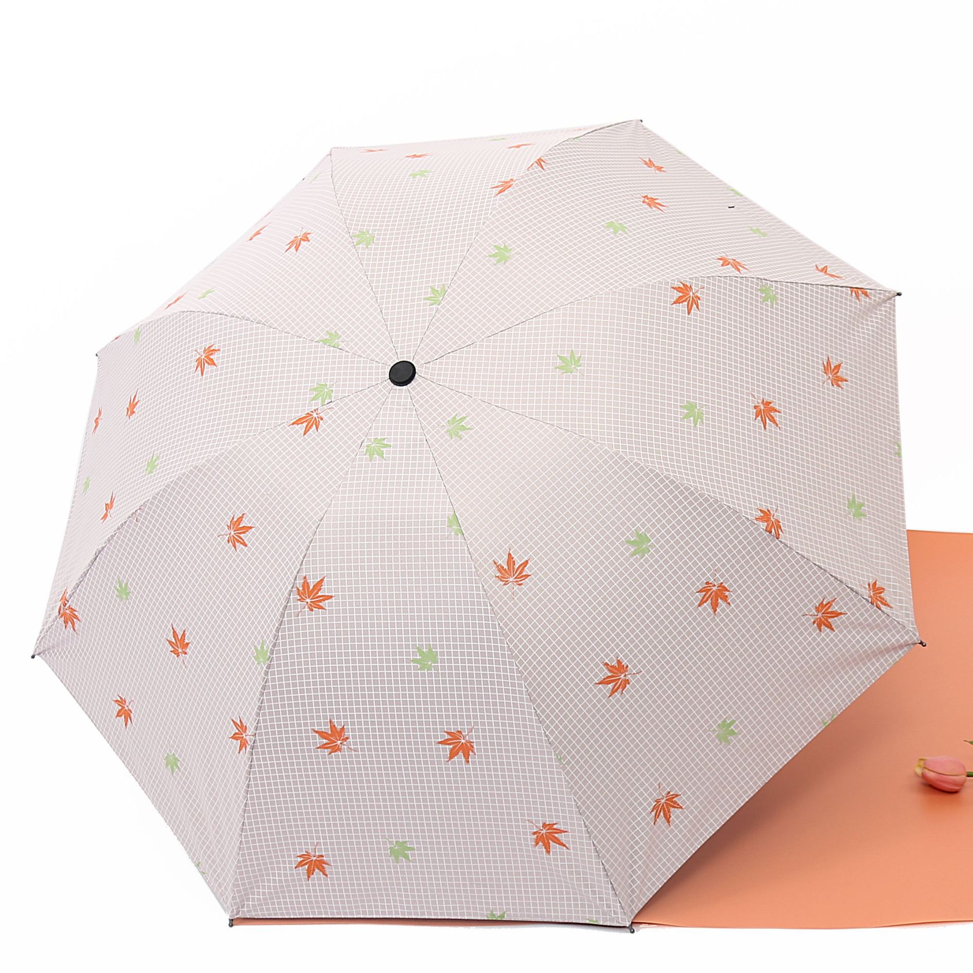 Tiantian Umbrella Free Shipping Advertising Maple Leaf Vinyl Outdoor Sunshade UV-Proof Sunny Rain Sun Umbrella Folding Umbrella Tiantian Umbrella Free Shipping Advertising Maple Leaf Vinyl Outdoor Sunshade UV-Proof Sunny Rain Sun Umbrella Folding Umbrella