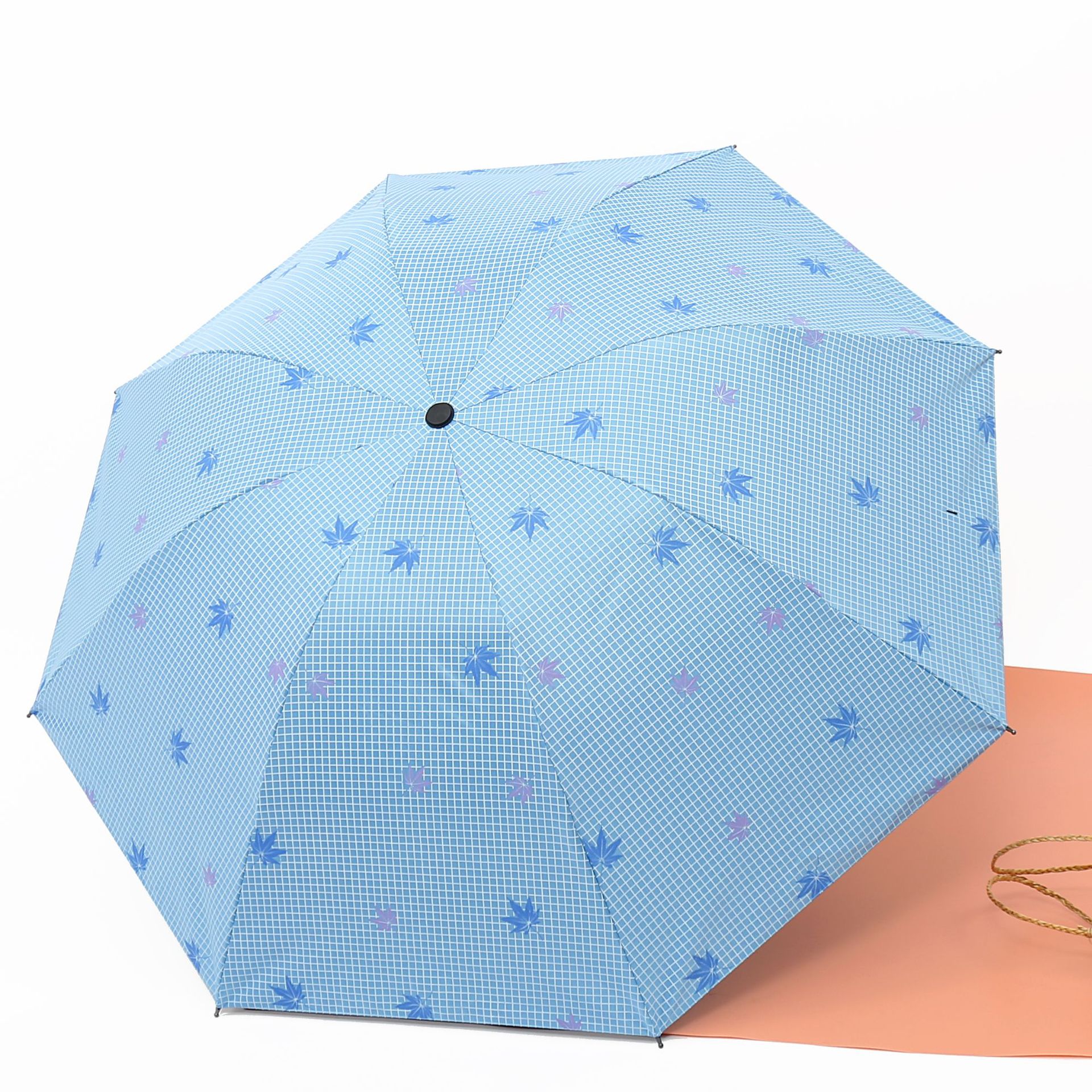 Tiantian Umbrella Free Shipping Advertising Maple Leaf Vinyl Outdoor Sunshade UV-Proof Sunny Rain Sun Umbrella Folding Umbrella Tiantian Umbrella Free Shipping Advertising Maple Leaf Vinyl Outdoor Sunshade UV-Proof Sunny Rain Sun Umbrella Folding Umbrella