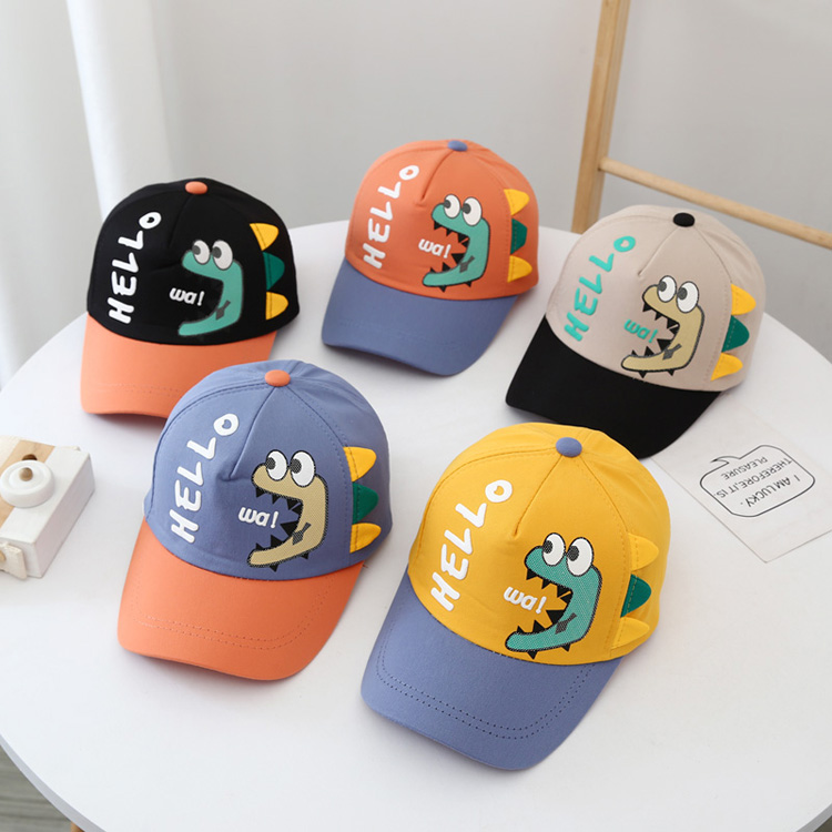 Manufacturer Children's Hot Sale Pure Cotton Embroidery Adjustable Outdoor UV-Proof Sports Cap