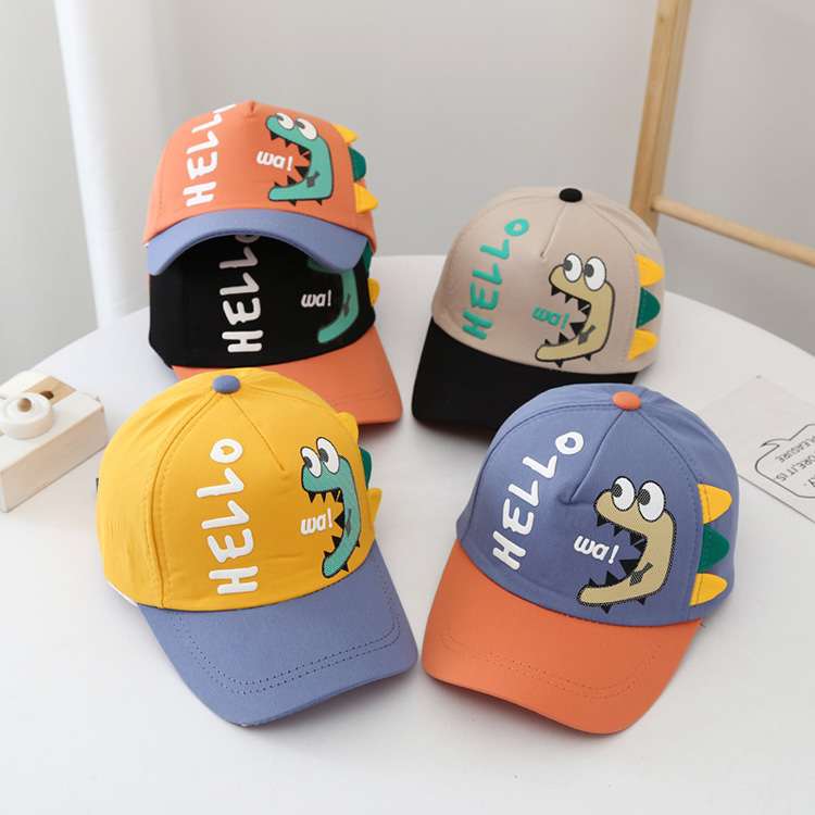 Manufacturer Children's Hot Sale Pure Cotton Embroidery Adjustable Outdoor UV-Proof Sports Cap