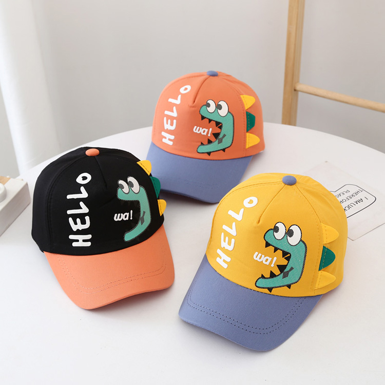 Manufacturer Children's Hot Sale Pure Cotton Embroidery Adjustable Outdoor UV-Proof Sports Cap
