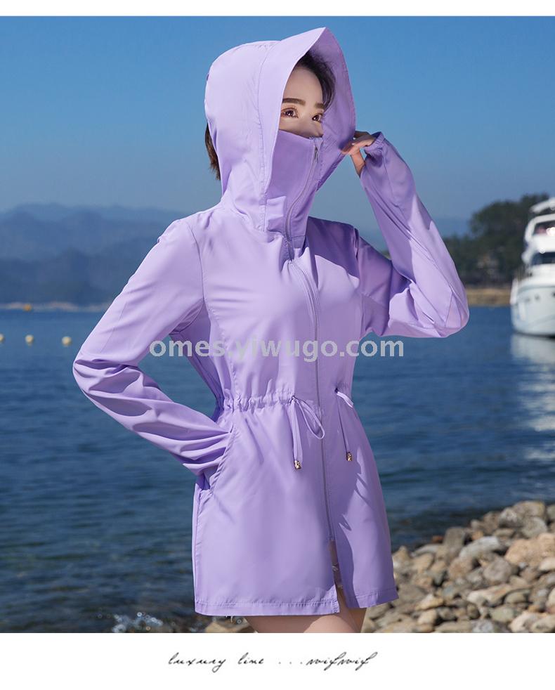 Manufacturers sunscreen clothing women 2020 summer new long and medium uv-proof cycling uv-proof sun jacket Manufacturers sunscreen clothing women 2020 summer new long and medium uv-proof cycling uv-proof sun jacket