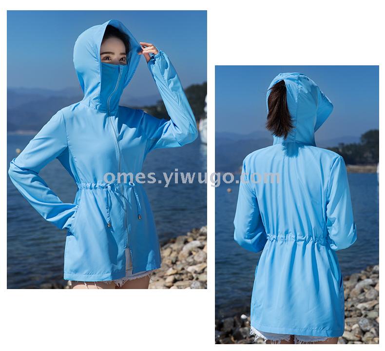 Manufacturers sunscreen clothing women 2020 summer new long and medium uv-proof cycling uv-proof sun jacket Manufacturers sunscreen clothing women 2020 summer new long and medium uv-proof cycling uv-proof sun jacket