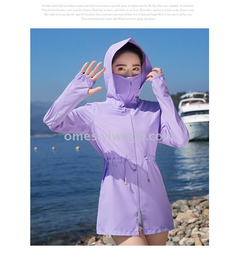 Manufacturers sunscreen clothing women 2020 summer new long and medium uv-proof cycling uv-proof sun jacket Manufacturers sunscreen clothing women 2020 summer new long and medium uv-proof cycling uv-proof sun jacket