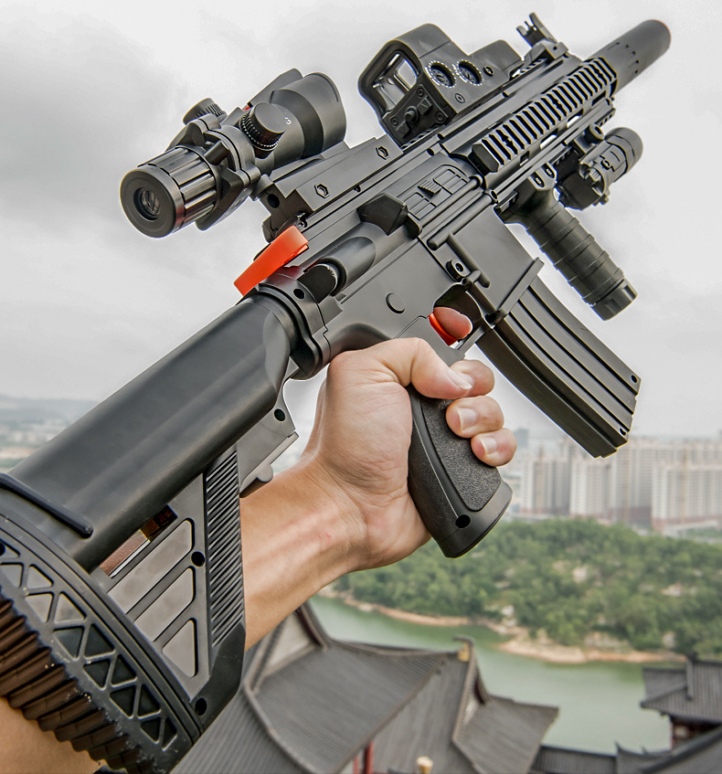 M416 Lehui hand self - integrated Jedi Survival toy eating chicken water bomb gun child toy equipped with boy sniper gun M416 Lehui hand self - integrated Jedi Survival toy eating chicken water bomb gun child toy equipped with boy sniper gun