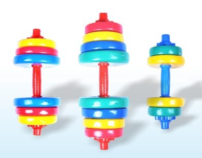 Shuangpai Muti-color plastic dipping dumbbell/40KG dumbbell/adjustable dumbbell