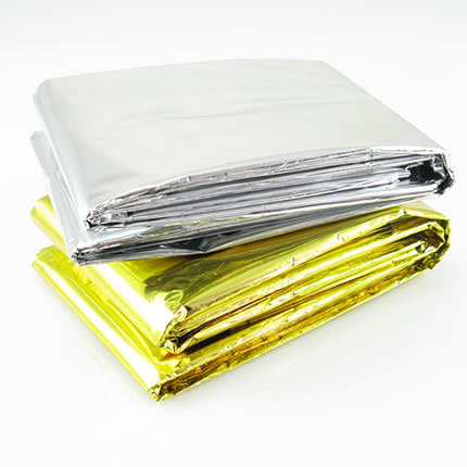Factory Direct Sales Outdoor Sun Protection Emergency Blanket Emergency Blanket Survival Blanket Thermal Blanket Golden Reflective 210 * 140cm