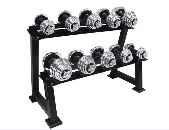 Hj-a010 Double dumbbell Stand (5 payloads)