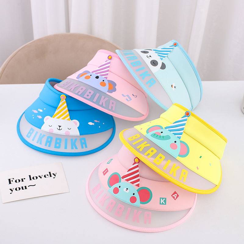 Children's Topless Hat Summer Sun Hat Thin Men's and Women's Bay Hat UV-Proof Baby Sun Protection Hat Wide Brim Bay Hat Children's Topless Hat Summer Sun Hat Thin Men's and Women's Bay Hat UV-Proof Baby Sun Protection Hat Wide Brim Bay Hat