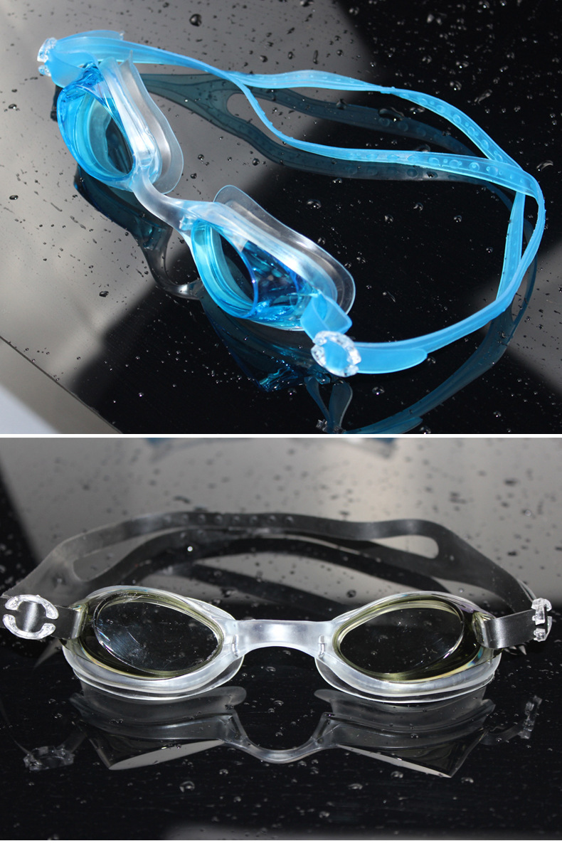 Factory Direct Sales Swimming Glasses Adult Waterproof PVC Swimming Goggle Box Swimming Goggles Swimming Goggles Adult Swimming Supplies