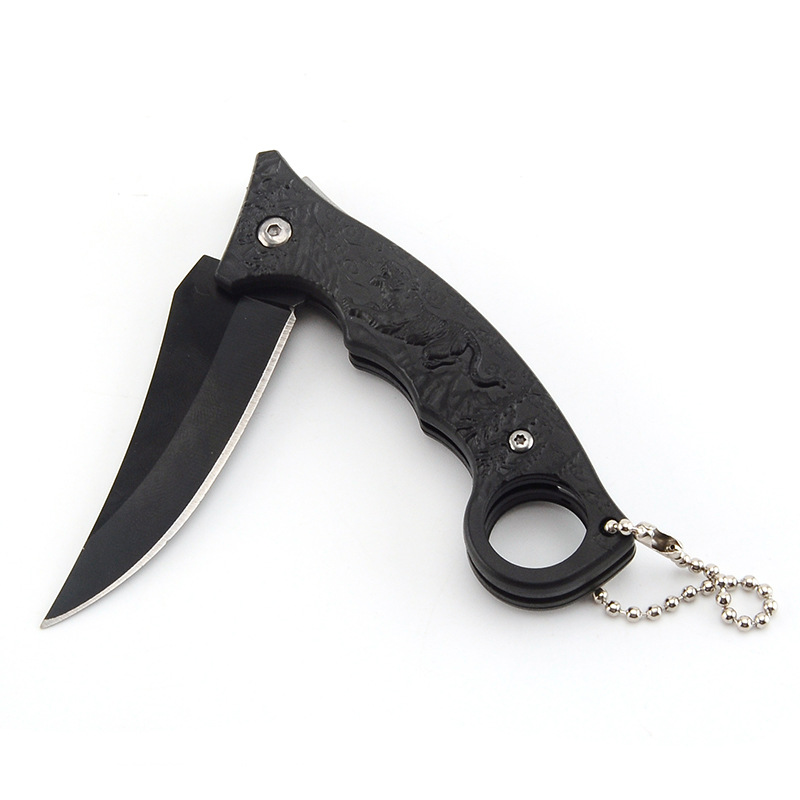 Multi-Function Folding Knife Outdoor Camping Survival High Hardness a Folding Knife Wilderness Survival Hunting Knife Portable Self-Defense Knife