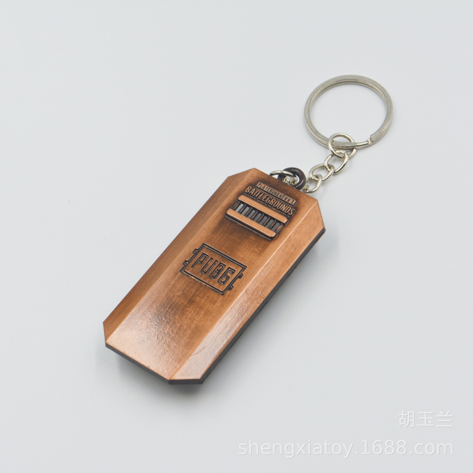 Stall Hot Sale PUBG Chicken Dinner Survival Metal Keychains Pendant Campus Peripheral Alloy Tag Model Toy