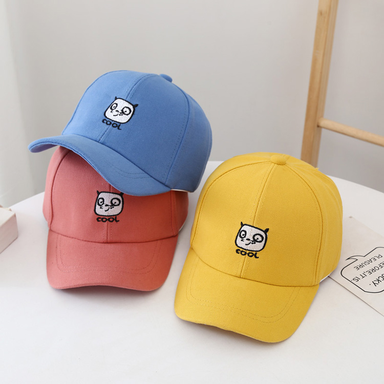 Manufacturer Children&#039;s Hot Sale Pure Cotton Embroidery Adjustable Outdoor UV-Proof Sports Cap