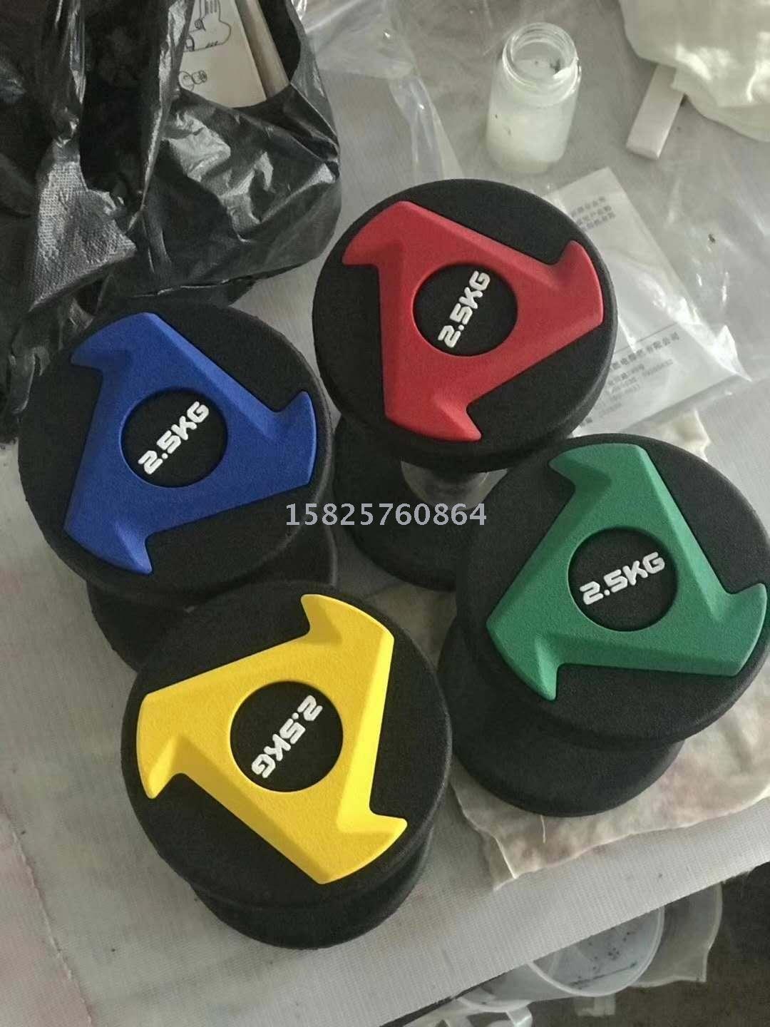 CPU environmental dumbbell/barbell plate/plastic dumbbell/foot weight dumbbell plate/stationary dumbbell