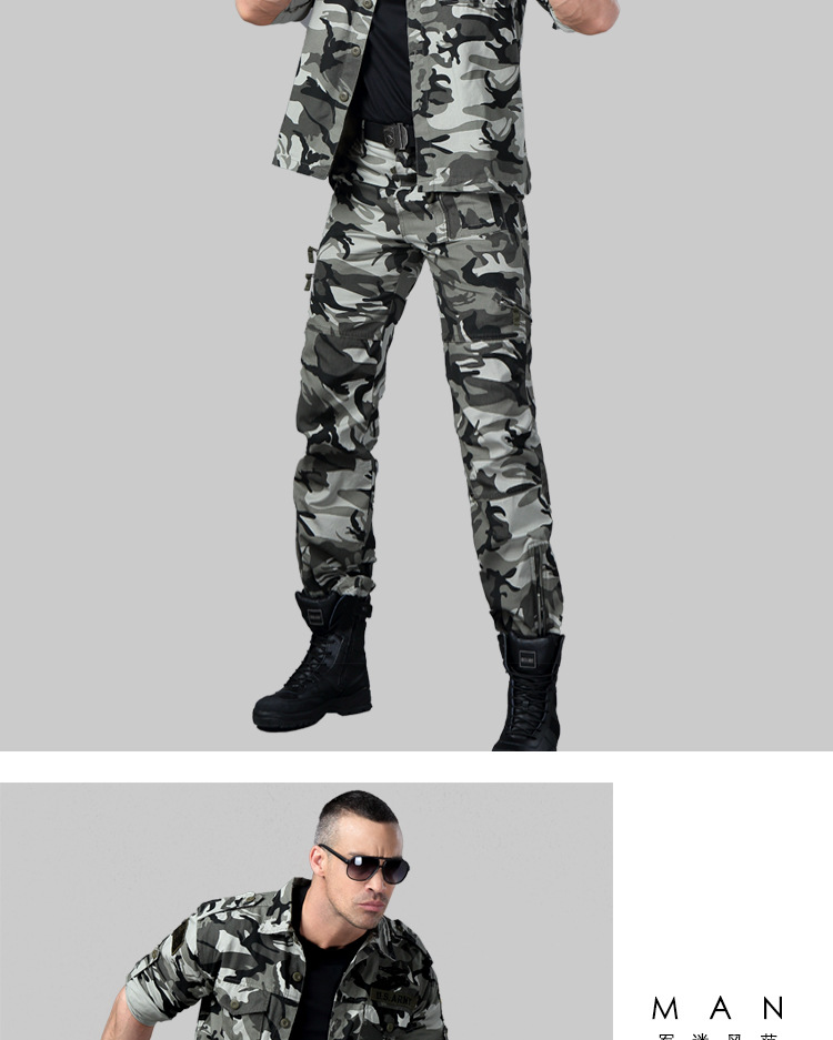 Allied 101st Airborne Division survival military pants Military fan pants Camouflage outdoor pants cargo pants Allied 101st Airborne Division survival military pants Military fan pants Camouflage outdoor pants cargo pants