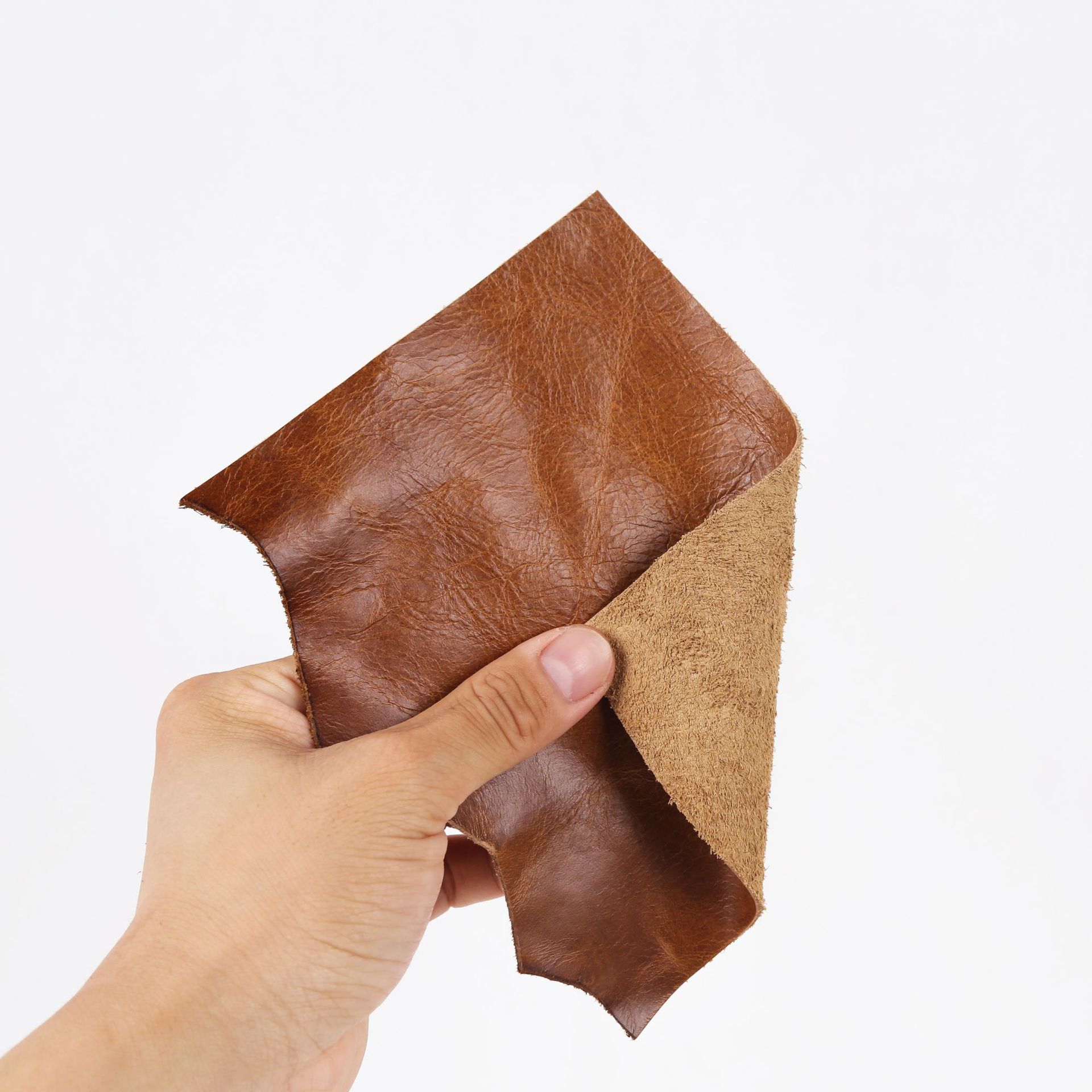 Factory Direct Sales Kraft Tissue Box Desk Restaurant Paper Extraction Box Home Car Oil Wax Cowhide Customizable Logo